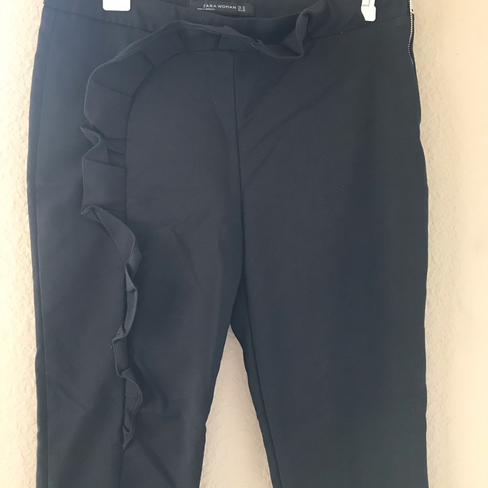 Zara Dress Pants with Ruffles